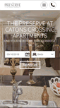 Mobile Screenshot of catonscrossing-apts.com
